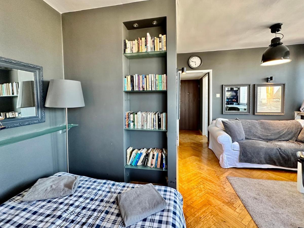 Super Grey Centrum 2x Metro Fast Wifi 300 Mbs Netflix Appletv Smarttv Spotify Panorama Miasta Apartament Warszawa